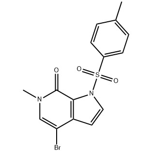 4-bromo-6-metil-1-tosil-1H-pirrolo[2,3-c]piridin{-7(6H)-ona CAS No. :1445993-87-2