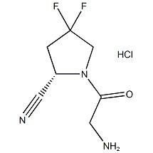 (S)-1-(2-Aminoacetil)-4,4-difluoropirrolidina-2-carbonitril Trifluoroacetat Núm. CAS:1448440-51-4