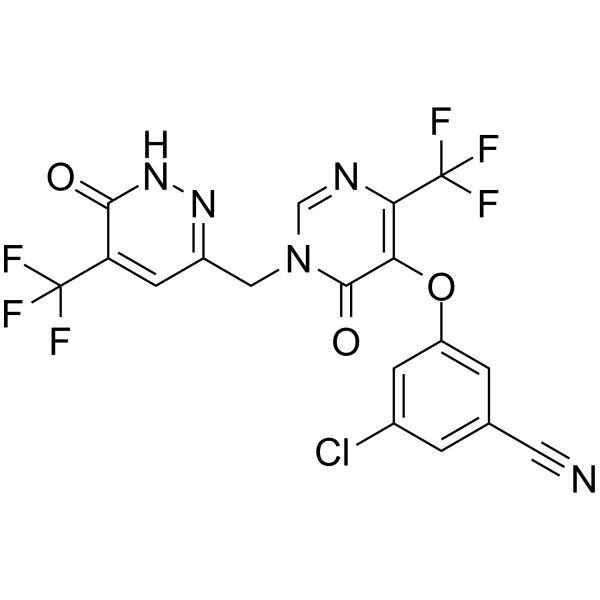 Ulonivirina (sinònims: MK-8507) Núm. CAS: 1591823-76-5